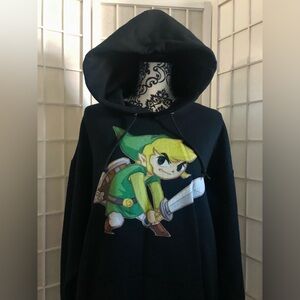 Legend of Zelda - Link Hoodie XL Nintendo Hot Topic Gamer Nerd